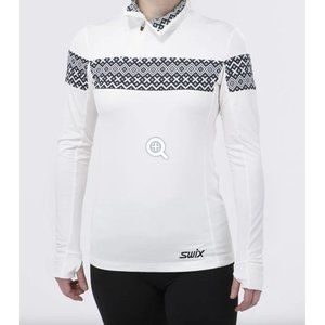 SWIX Myrene Women's Asym Zip Midlayer Size Large